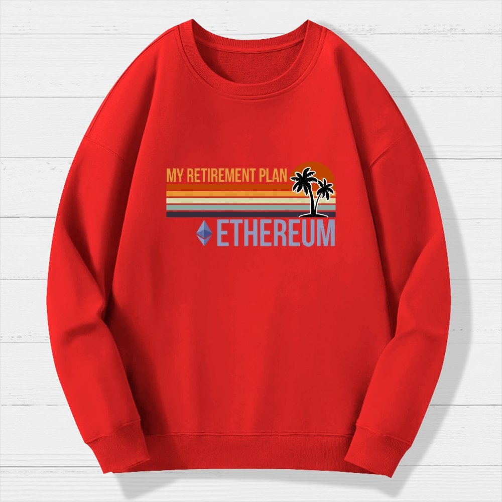 ETH Retirement Plan Geek Cotton Sweatshirt
