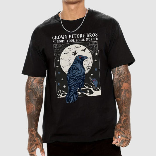 Crows Before Bros Unisex Geek T-Shirt