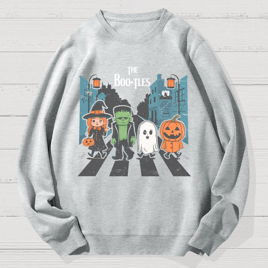Funny Halloween Bootles Geek Cotton Sweatshirt