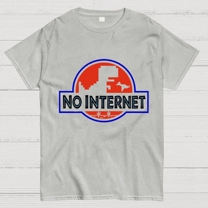 No Internet！ Geeky T-Shirt