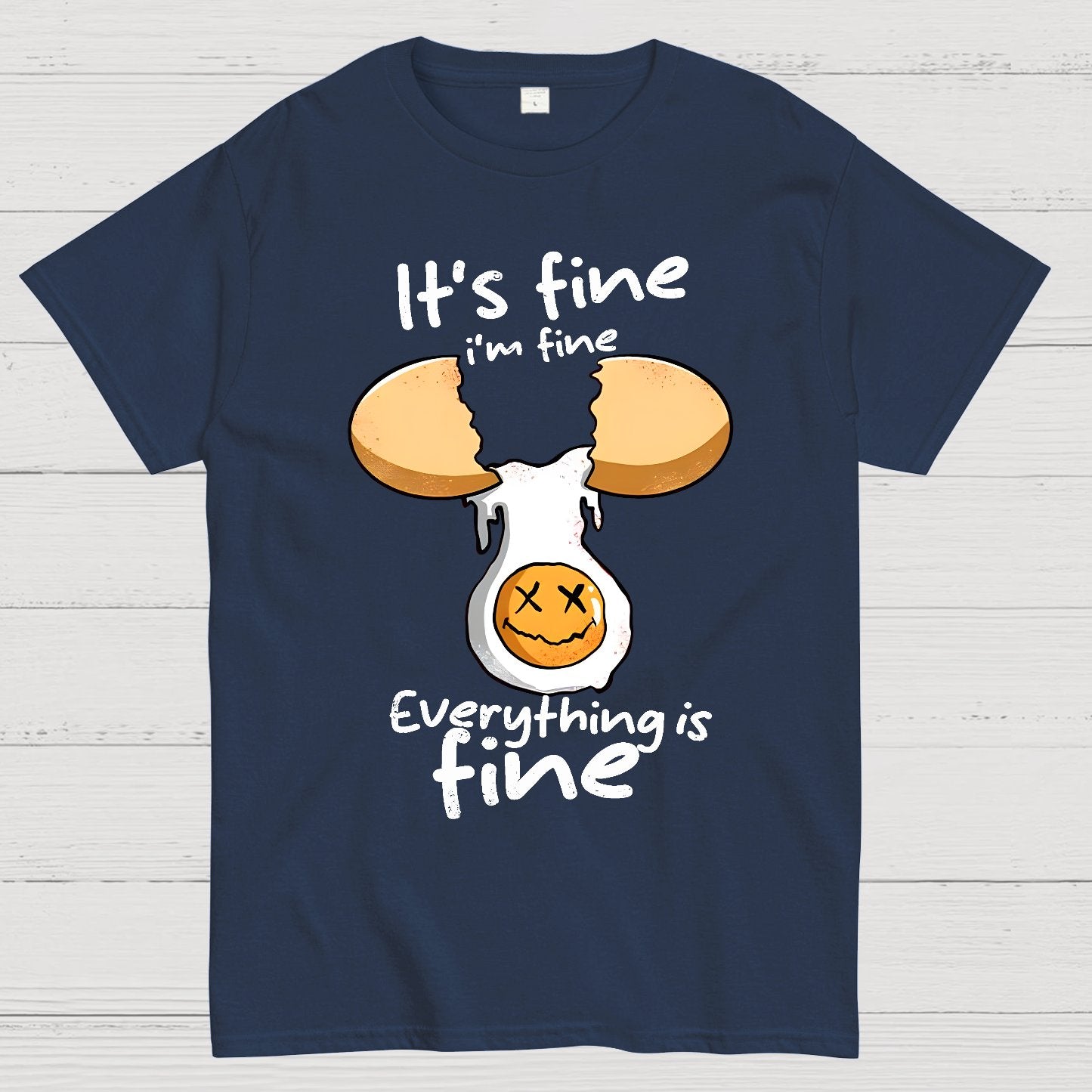 Everything is Fine I'm Fine Geek T-Shirt