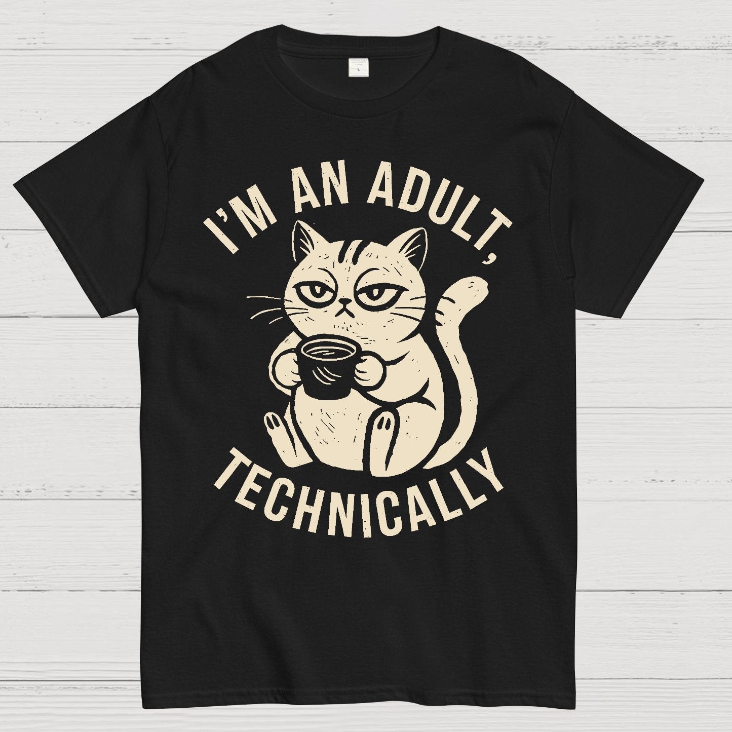 I'm An Adult Technically Geek T-Shirt