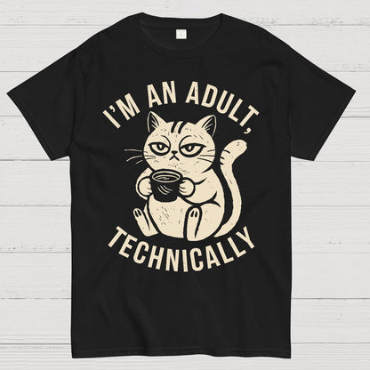 I'm An Adult Technically Geek T-Shirt