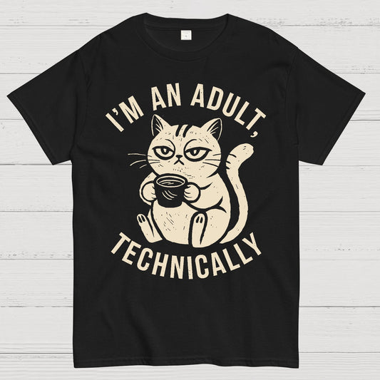 I'm An Adult Technically Geek T-Shirt