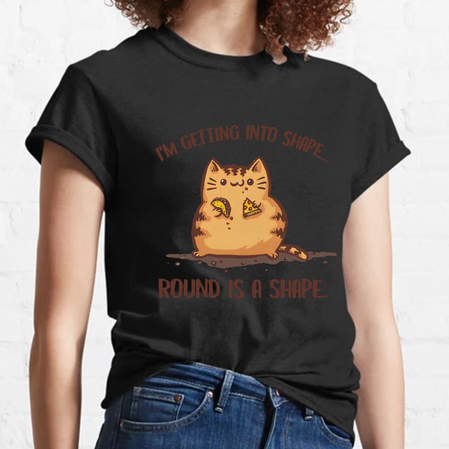 Round is a Shape Geeky T-Shirt