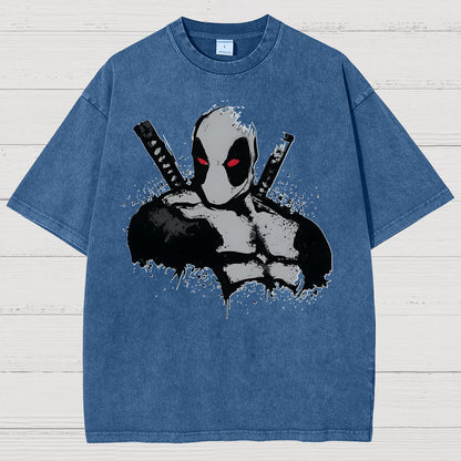 Merc in a Grey X suit Vintage Distressed T-shirt