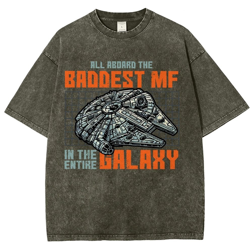 Baddest in the galaxy Vintage Distressed T-shirt