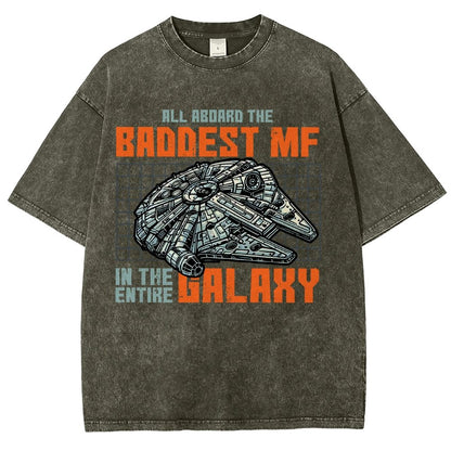 Baddest in the galaxy Vintage Distressed T-shirt