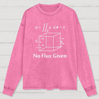 Funny Science Math Physicis Nerdy Teacher Washed Long Sleeve Tee