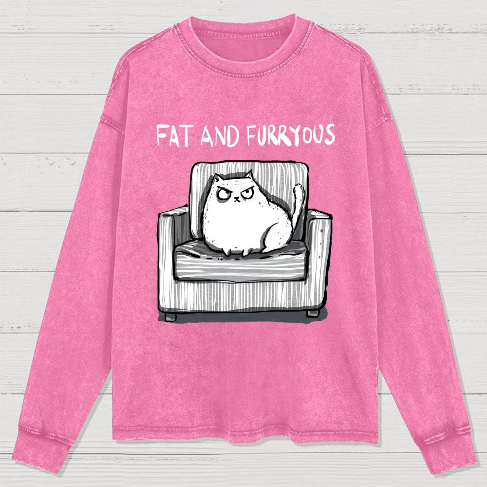 Fat And Furry Washed Long Sleeve Tee
