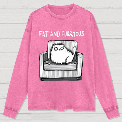 Fat And Furry Washed Long Sleeve Tee