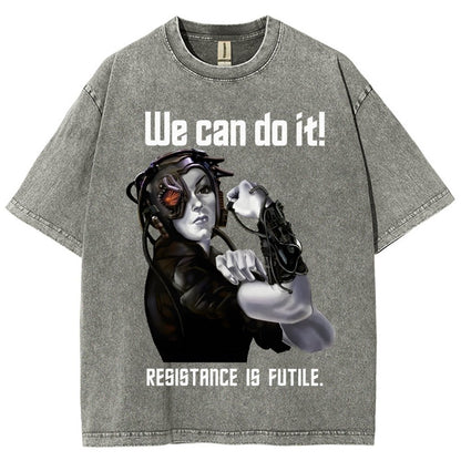 We Can Do It Opposing Is Hopeless Vintage Distressed T-shirt