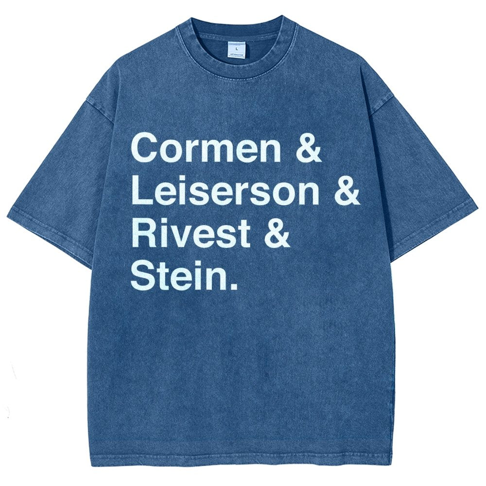 CLRS Algorithms Vintage Distressed T-shirt