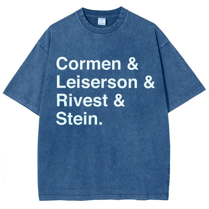 CLRS Algorithms Vintage Distressed T-shirt