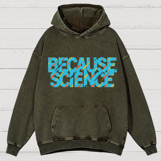Because Science Vintage Distressed Hoodie