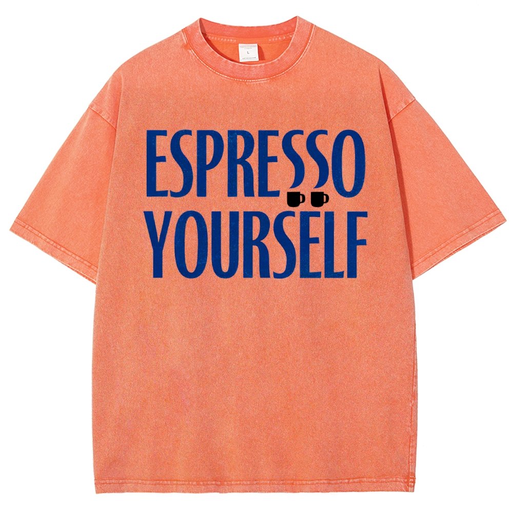Espresso Yourself Vintage Distressed T-shirt