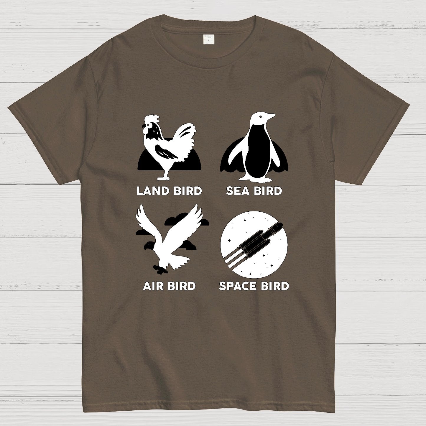 Bird Types Funny Geeky T-Shirt