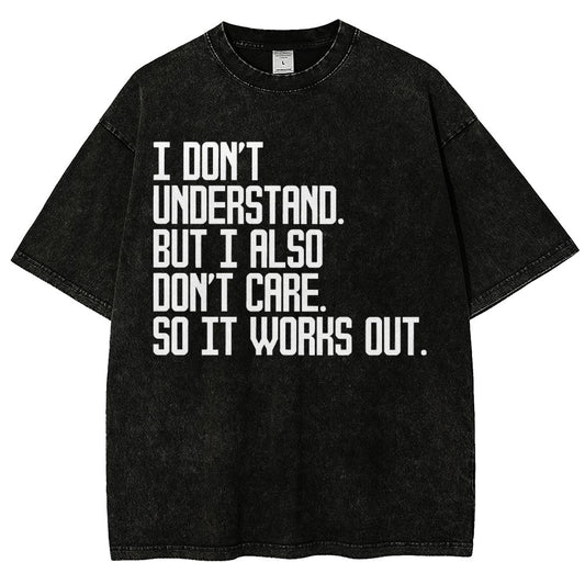 I Don't Understand Vintage Distressed T-shirt