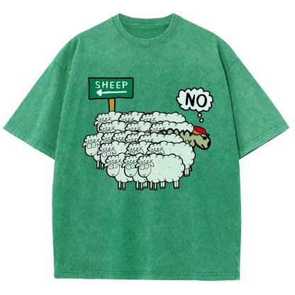Don’T Be A Sheep Vintage Distressed T-shirt