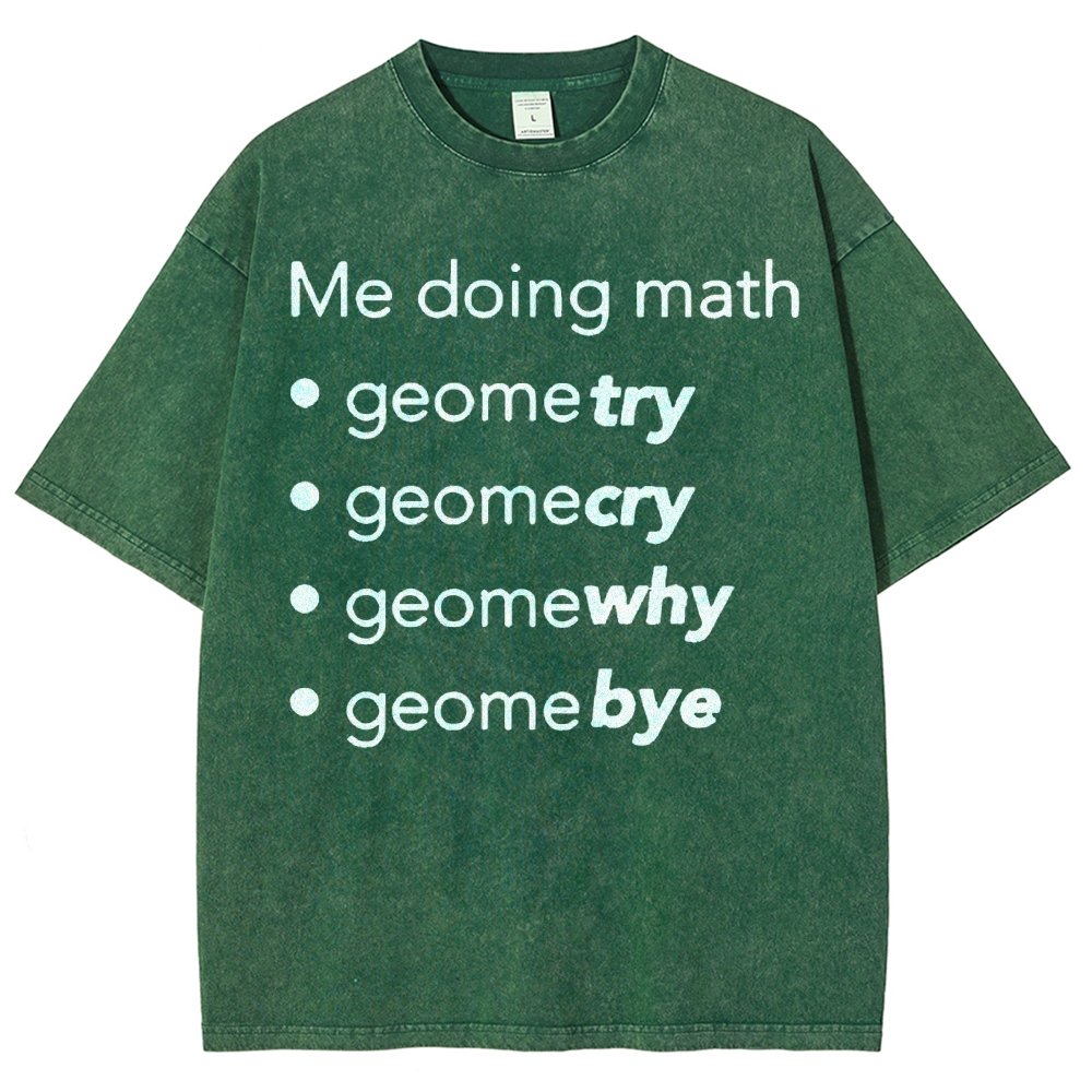Me Doing Math Vintage Distressed T-shirt