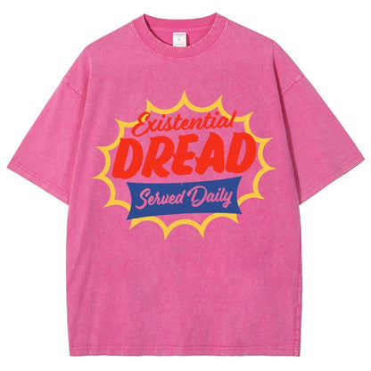 Existential Dread Vintage Distressed T-shirt