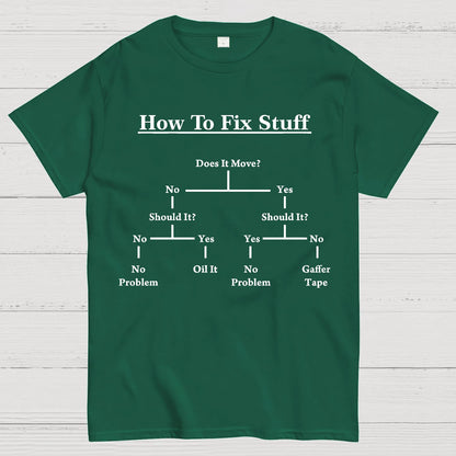 How To Fix Stuff DIY Guide Geek T-Shirt