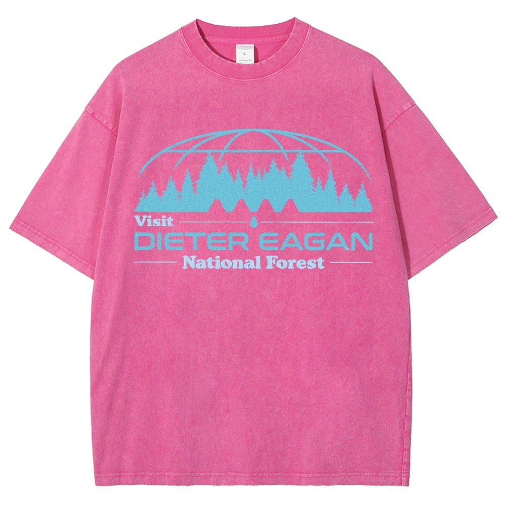 Visit Dieter Eagan National Forest Vintage Distressed T-shirt