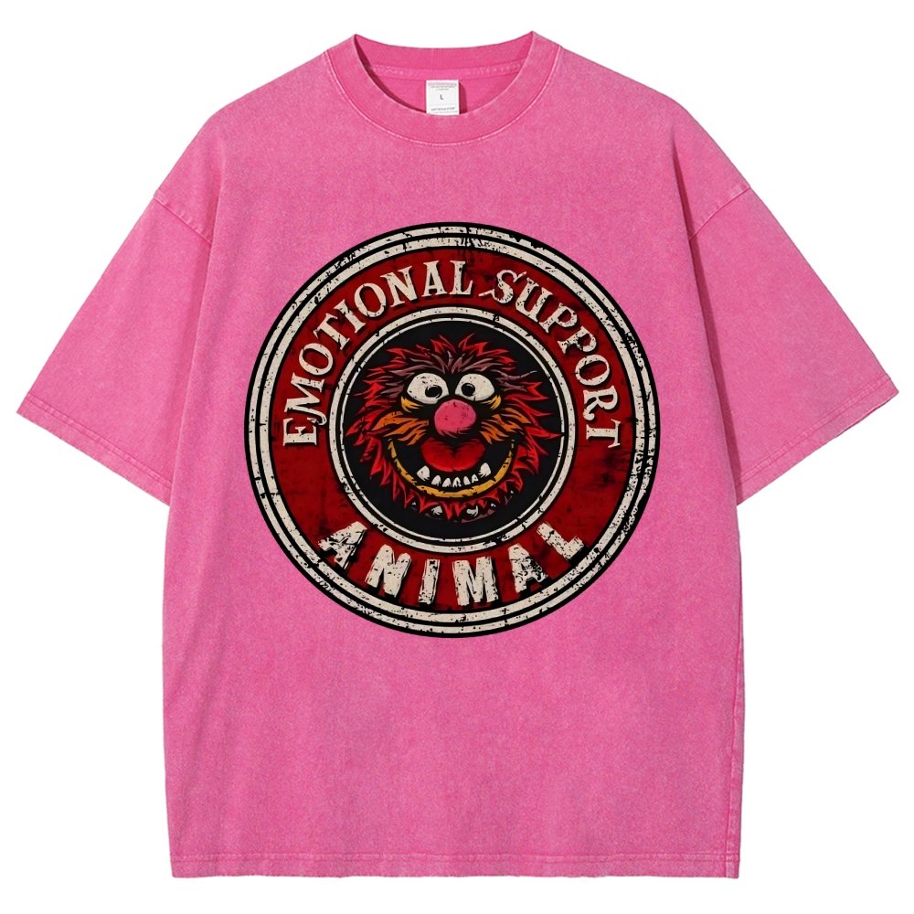 Emotional Support Animals Vintage Distressed T-shirt