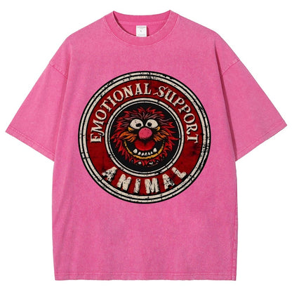 Emotional Support Animals Vintage Distressed T-shirt