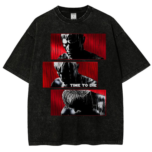 Time to die Vintage Distressed T-shirt