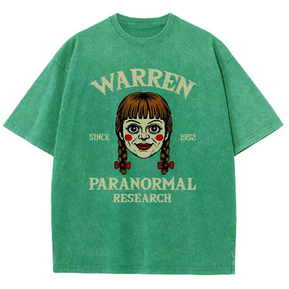 Warren Paranormal Research Vintage Distressed T-shirt