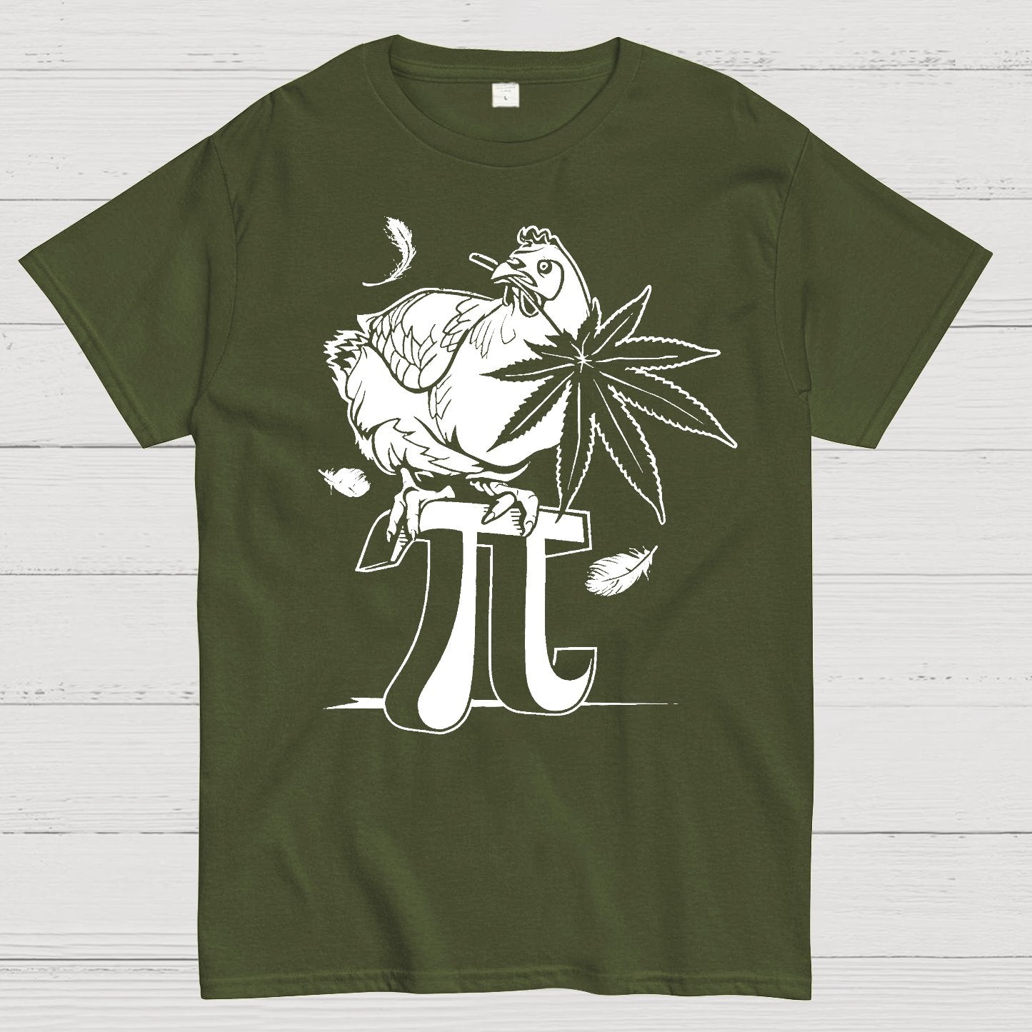 Chicken, π, Marijuana, Sarcasm Geek T-Shirt