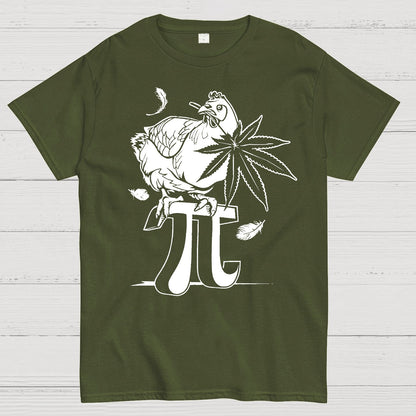 Chicken, π, Marijuana, Sarcasm Geek T-Shirt
