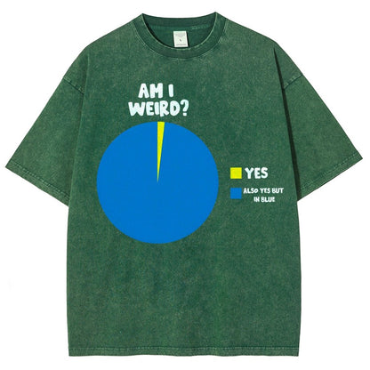 Yes But In Blue Vintage Distressed T-shirt
