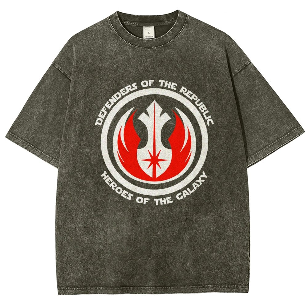 Protectors Of The Realm Heroes Of The Cosmos Vintage Distressed T-shirt