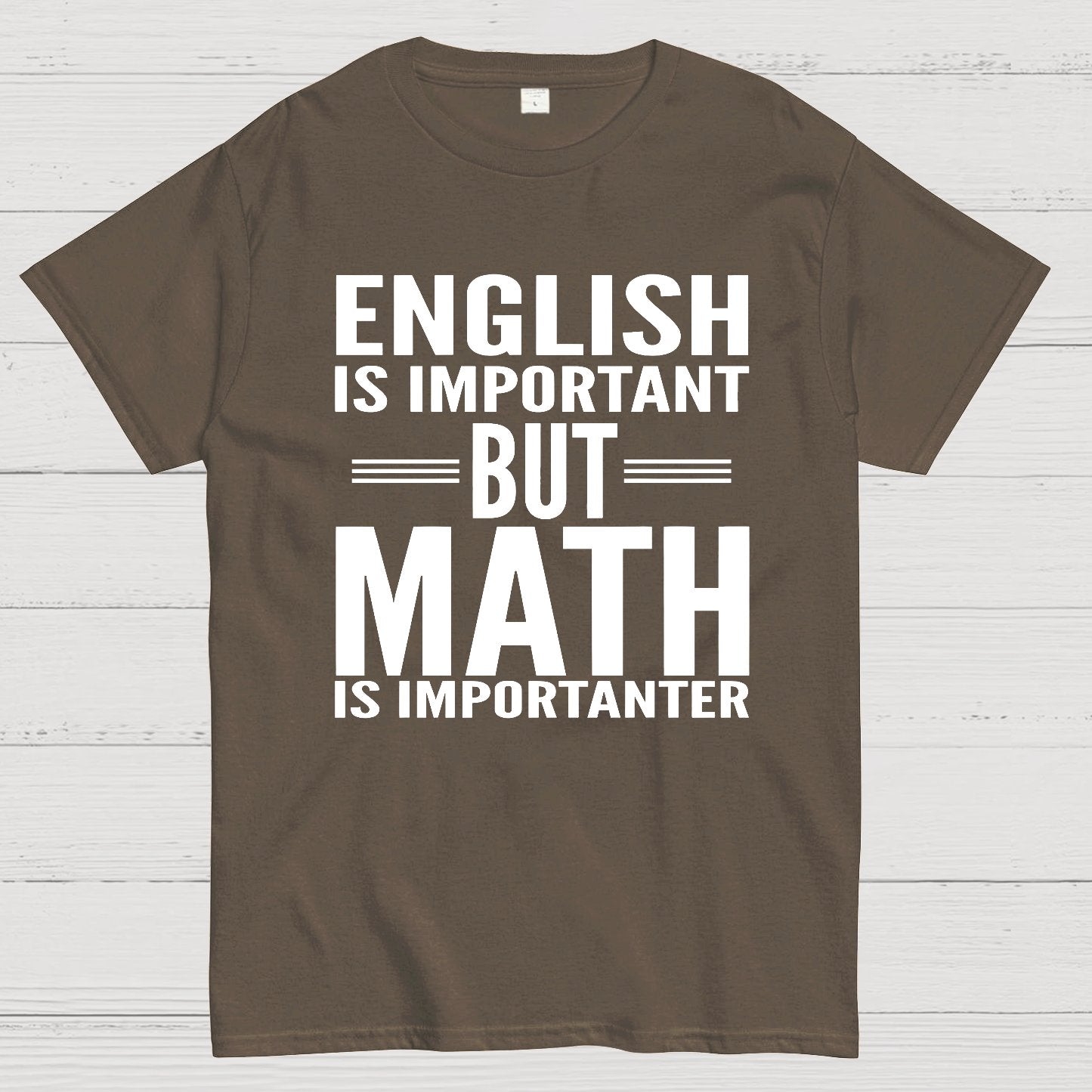 English is important but Math is importanter Geek T-Shirt