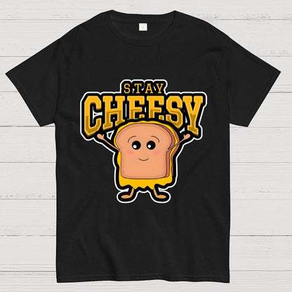 Sandwich STAY CHEESY Geek T-Shirt