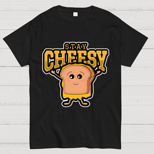 Sandwich STAY CHEESY Geek T-Shirt
