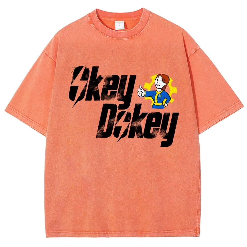 Okey Dokey Vintage Distressed T-shirt