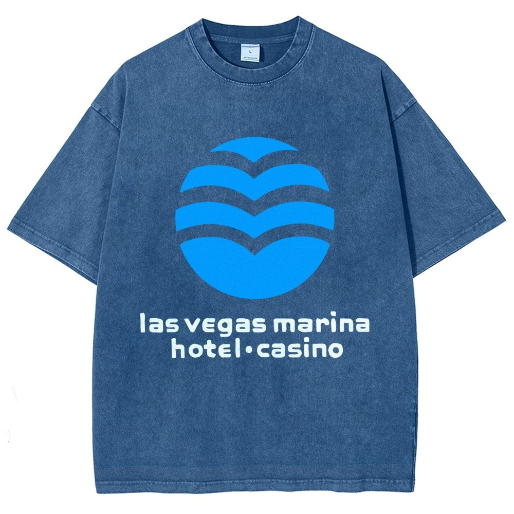 Marina Hotel & Casino - Vintage Las Vegas Vintage Distressed T-shirt