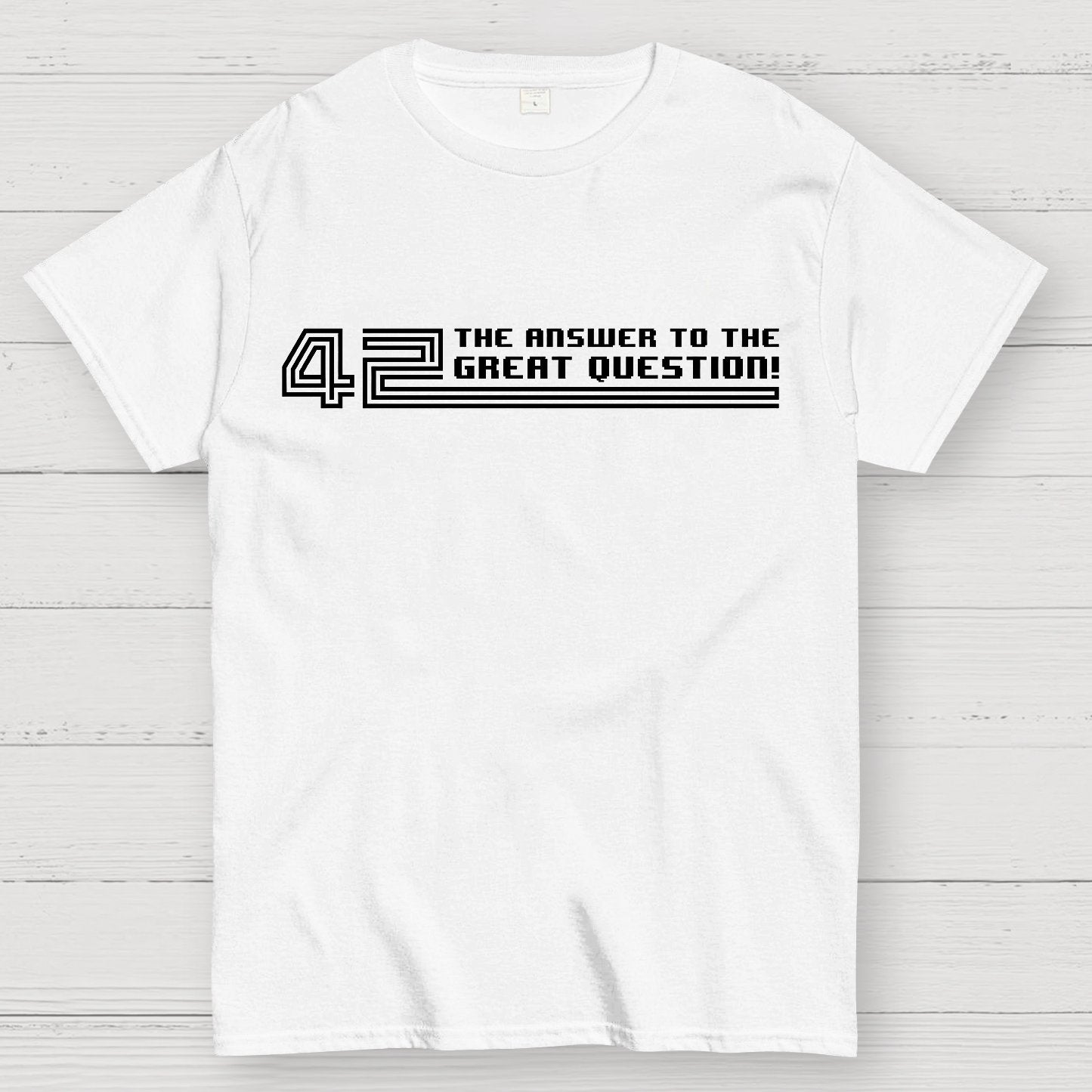 The Answer to the Great Question Geek T-Shirt