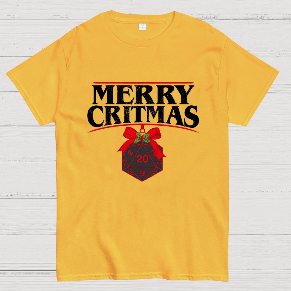Merry Critmas D20 Holiday Geek T-Shirt