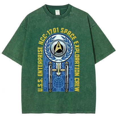 Space Exploration Vintage Distressed T-shirt