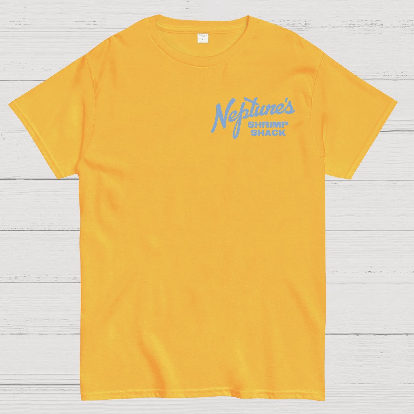 Neptune's Shrimp Shack Front And Back Printing Geek T-Shirt