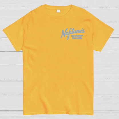 Neptune's Shrimp Shack Front And Back Printing Geek T-Shirt