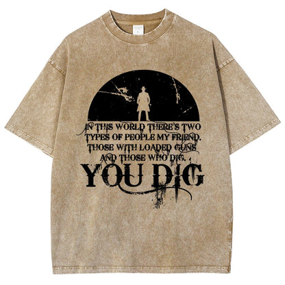 In This World There's Two Kinds Of People Vintage Distressed T-shirt