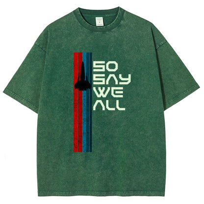 So Say We All Vintage Distressed T-shirt