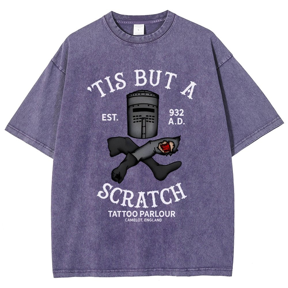 TIS BUT A SCRATCH Vintage Distressed T-shirt