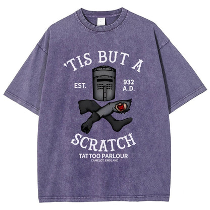 TIS BUT A SCRATCH Vintage Distressed T-shirt
