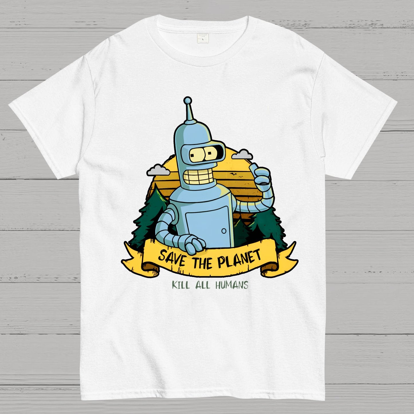 Save The Planet Kill All Humans Geek T-Shirt